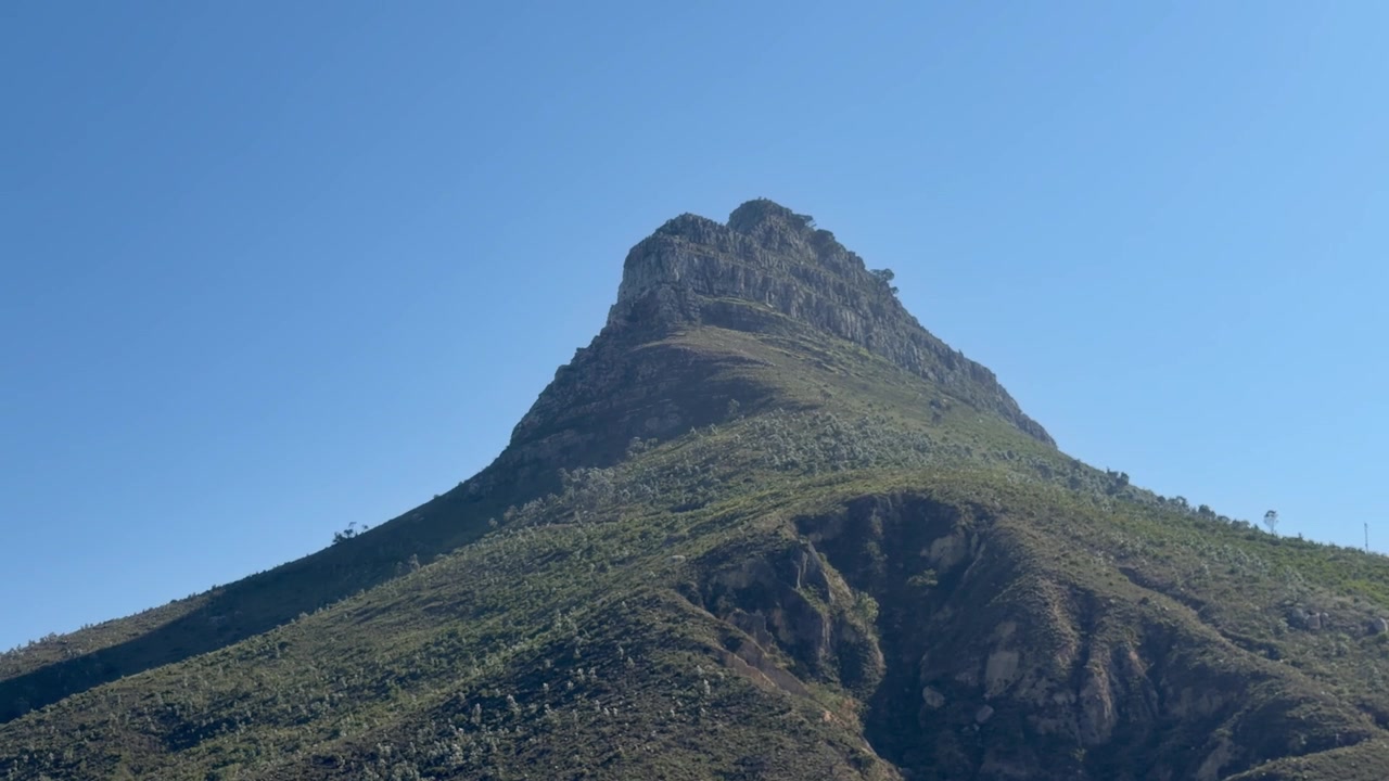 La cima del monte Lion's Head a Città del Capo, Sudafrica.