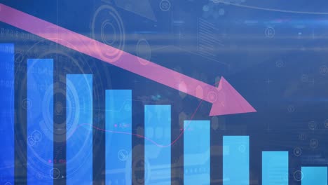 Animation-Des-Roten-Pfeils-Mit-Statistikverarbeitung-über-Das-Scannen-Von-Zielfernrohren