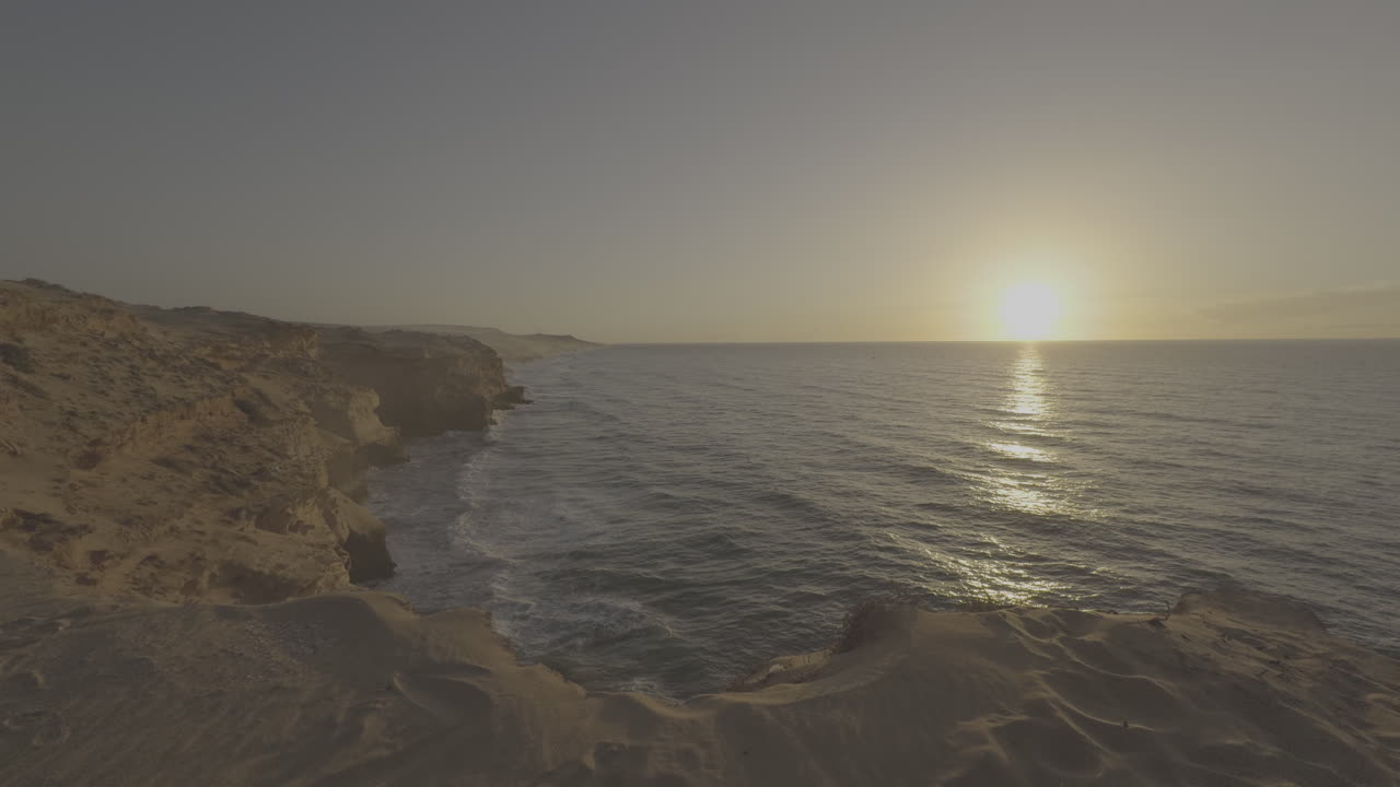 Sunset over the Coastal Cliffs