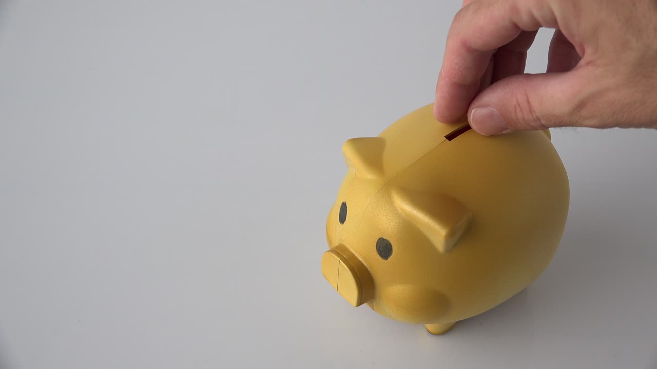 Saving money concept