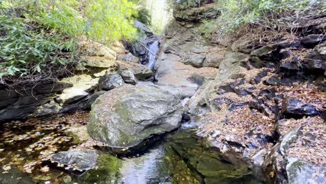 toma amplia de mitchell falls en el lado norte del monte mitchell