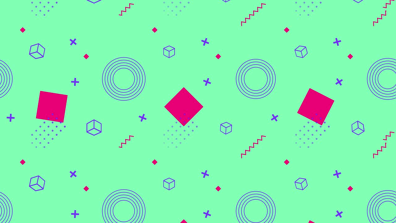 Abstract Seamless Pink Doodles Background