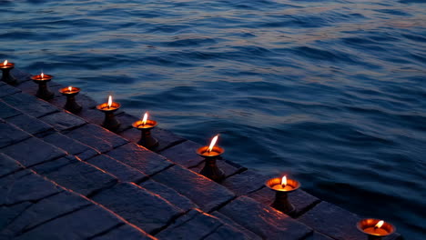 diwali prayers on the ganges river
