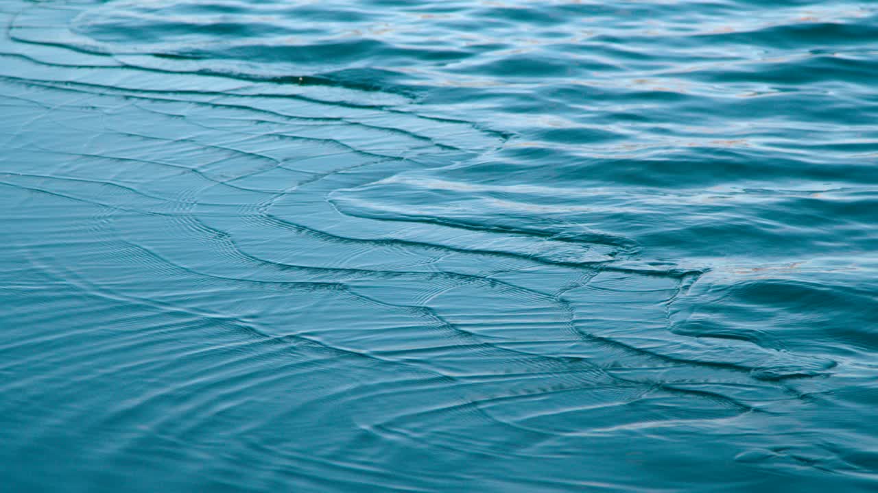 신선한 푸른 바다 바다 배경 질감 - 중간 샷