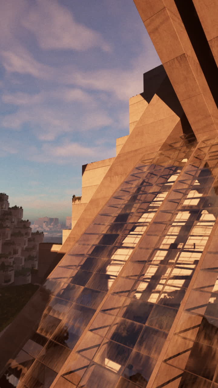 un edificio masivo con numerosas ventanas