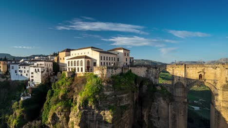 stunning views of ronda, spain: puente nuevo bridge and el tajo gorge