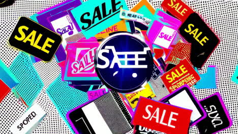 vibrant e-commerce sale and shopping promotion