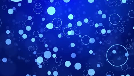 abstract blue circles background