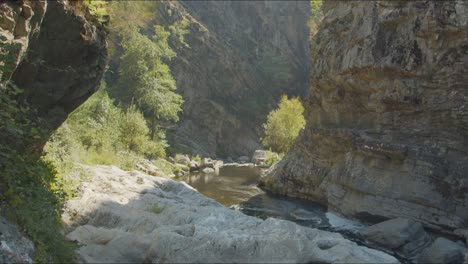 River-flowing-through-valley-in-Portugal