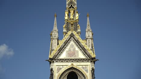 detail of the albert memorial, london