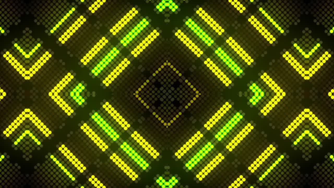Abstract LED Light Show Patterns