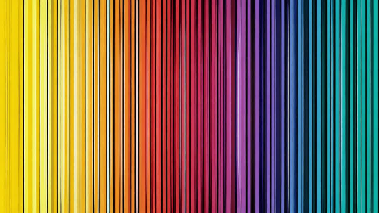 A Stunning Visual Journey Through the Color Spectrum: Exploring Vibrant Stripes of Light and Darkness, Capturing the Essence of Colorful Patterns and Shapes in Motion