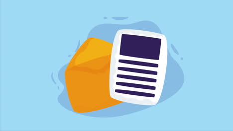 ilustración del icono del correo electrónico