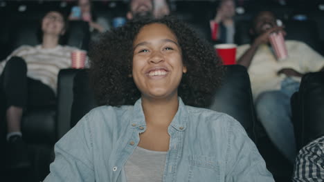 moviegoers enjoying a film
