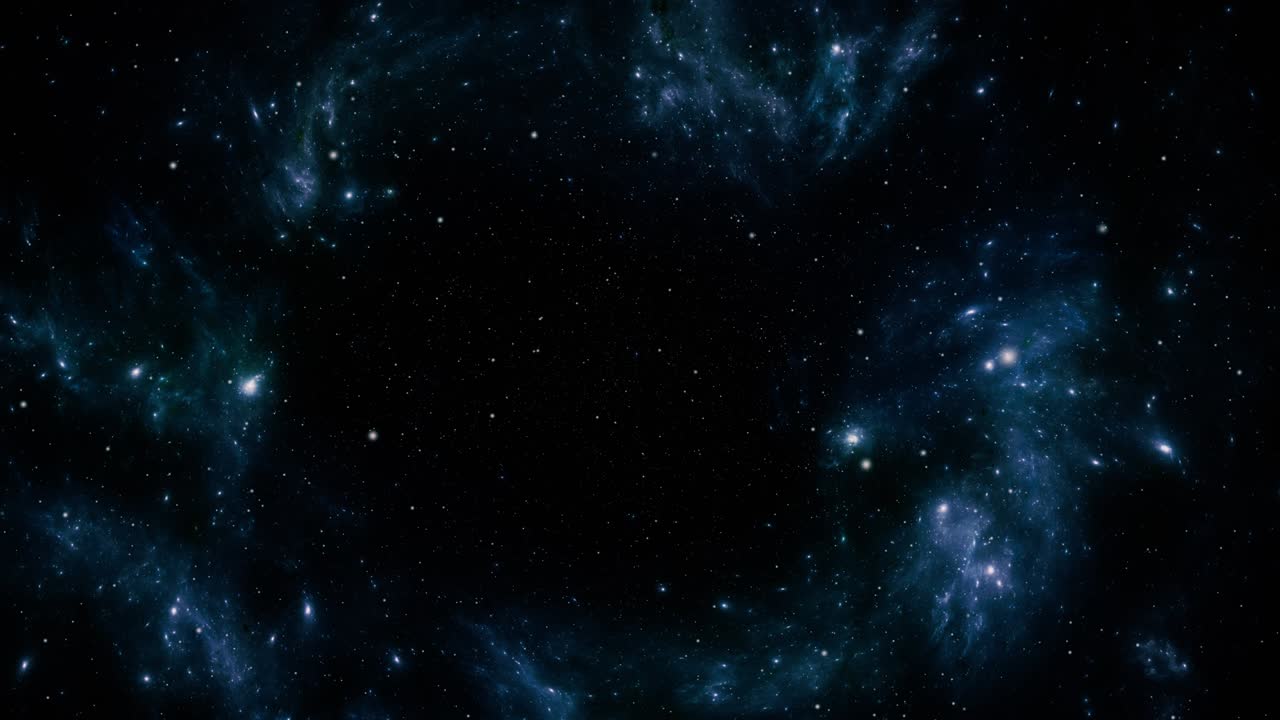 Stars background. Flying Through Space.