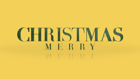 Elegance-style-Merry-Christmas-text-on-yellow-gradient