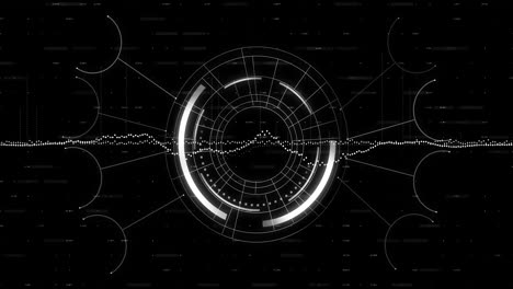 animation des scope-scannings über diagramme und datenverarbeitung