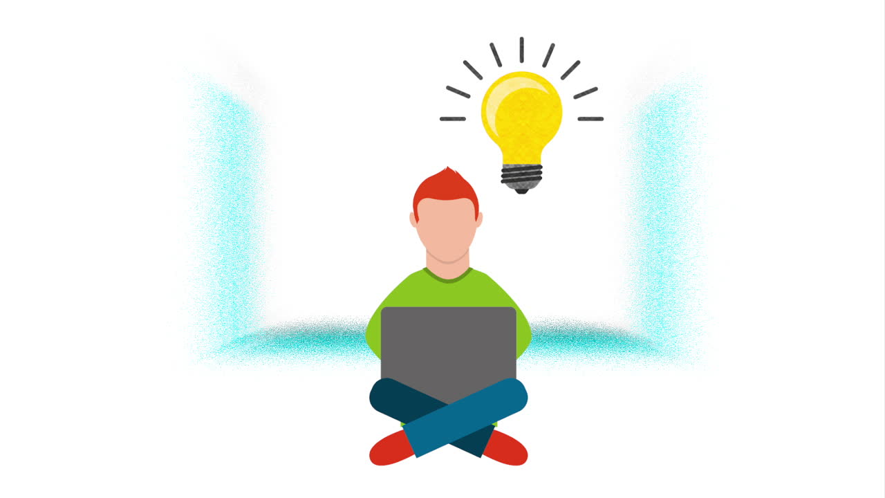 diseño de educación a distancia, animación de video