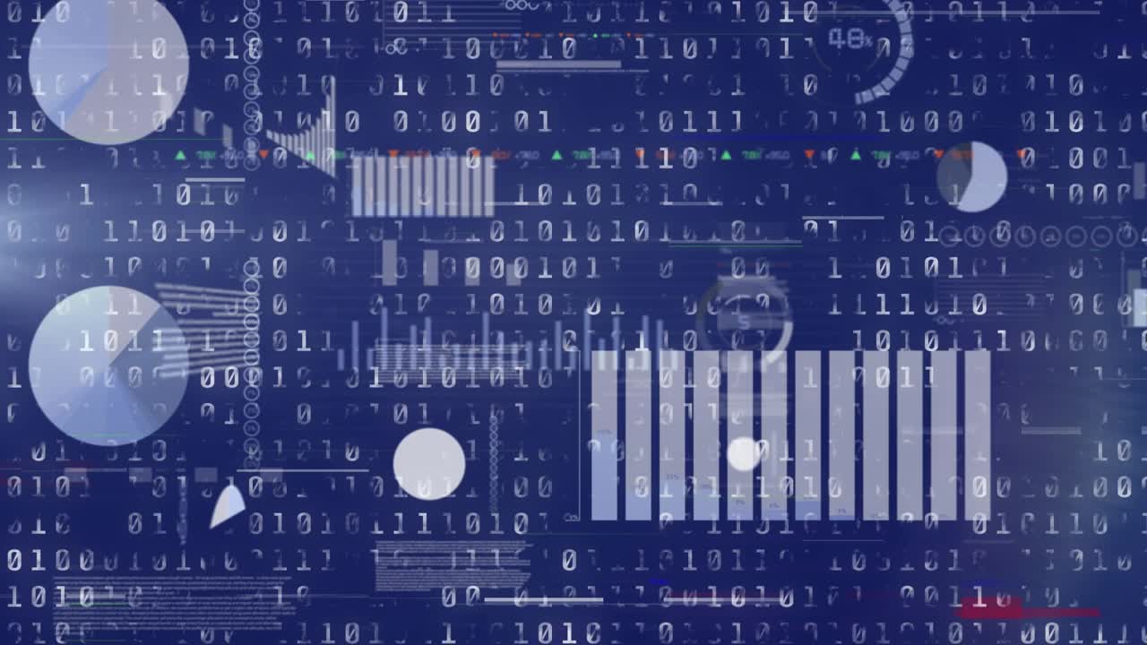 Animation of data processing over interference