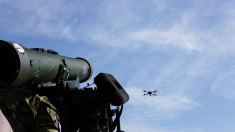 Entrenamiento-Militar-Con-Tecnología-De-Interceptación-De-Drones-Basada-En-Láser-En-Proceso.