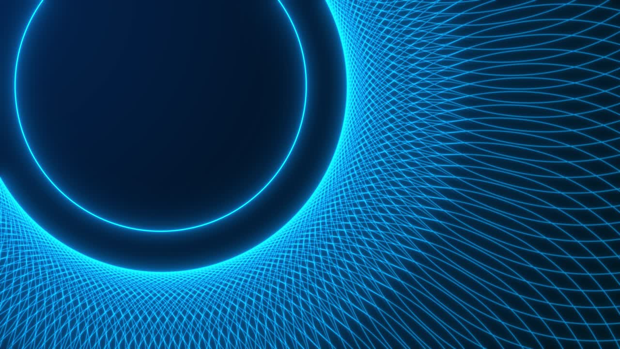 Simple background with neon lines