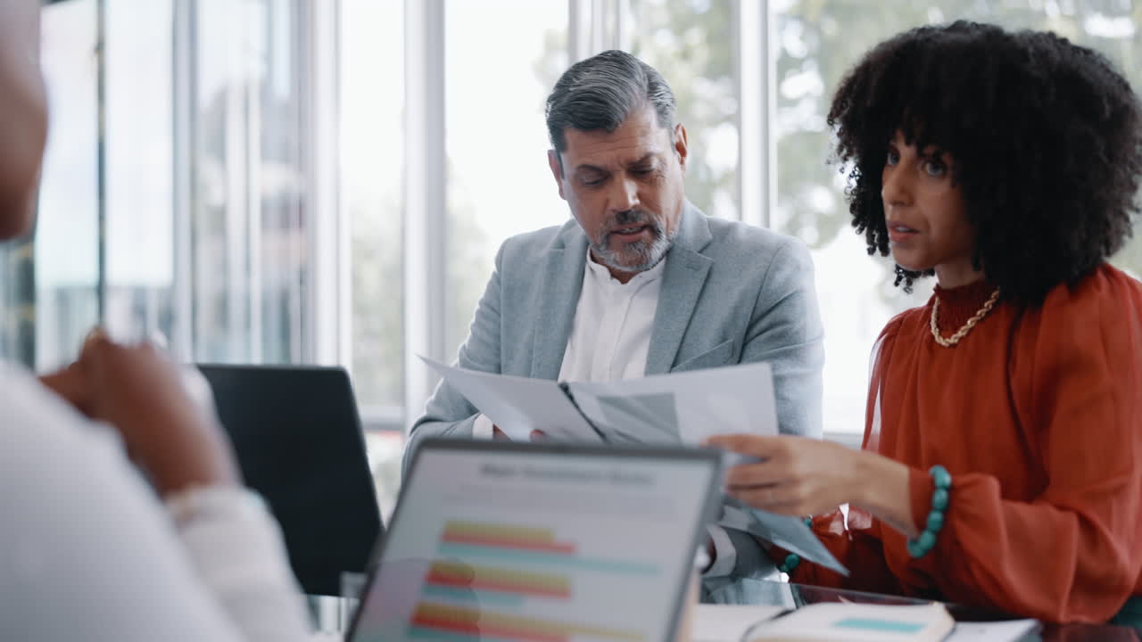 Business, man and leader with team