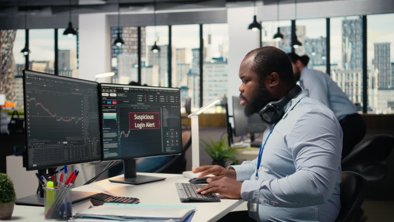 Prop firm day trader panicked by suspicious login attempt warning