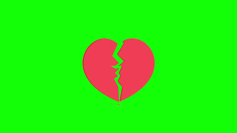 red-love-or-heart-pop-up-icon-Animation.Heart-Beat-Concept-for-valentine's-day-and-mother's-day.-Love-and-feelings.-loop-animation-with-alpha-channel,-green-screen.