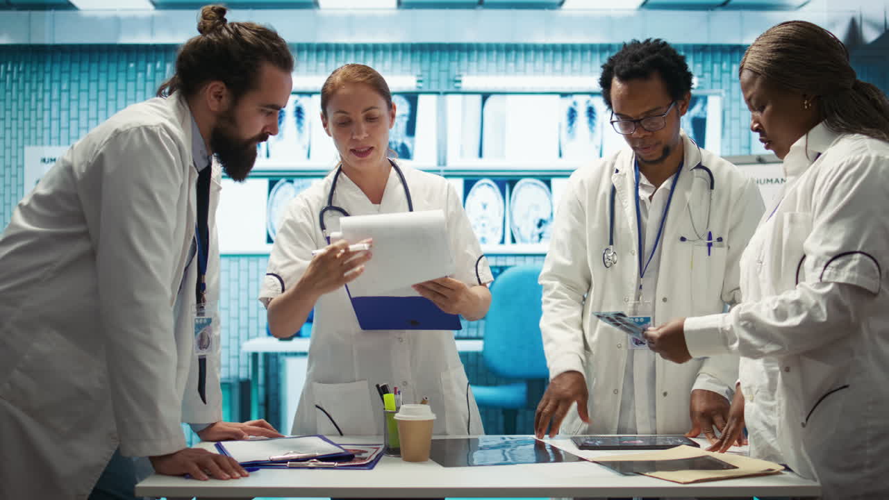 Medical Team Discussing Patient Cases