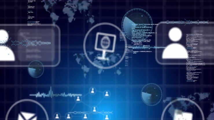 Animation of digital icons and data processing