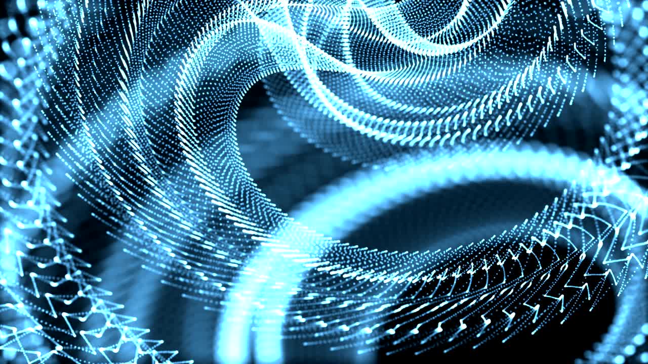 fondo sin costuras de partículas de color de bucle