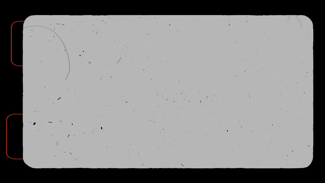 Vintage Film Frame Overlay with Dust and Scratches