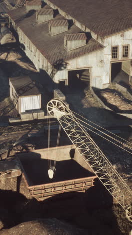 sitio de construcción industrial con maquinaria pesada