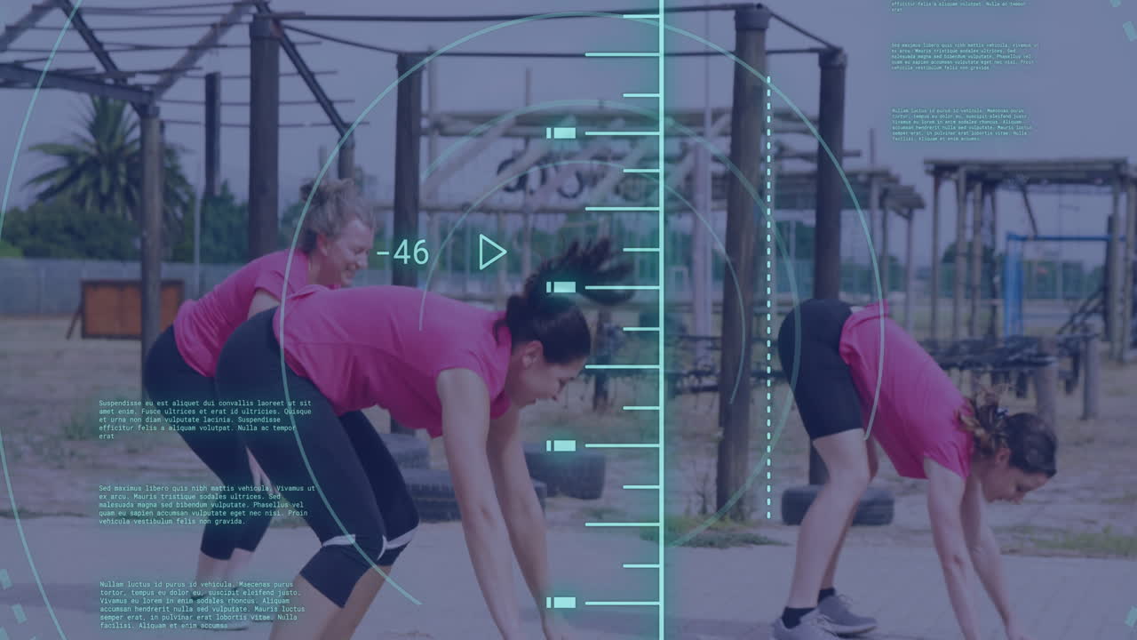 장애물 코스 운동에서 다양한 여성에 대한 데이터 처리 활성화