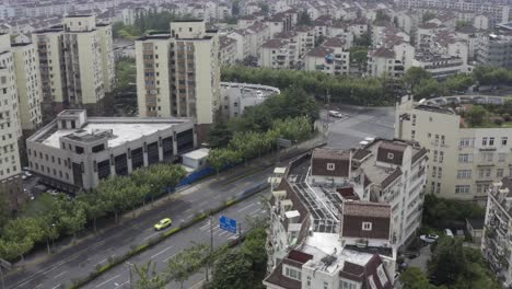 imágenes aéreas de shanghai durante el cierre pandémico de 2022.