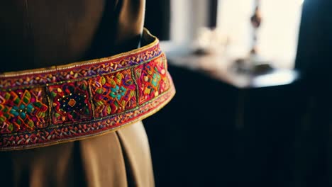 embroidered belt