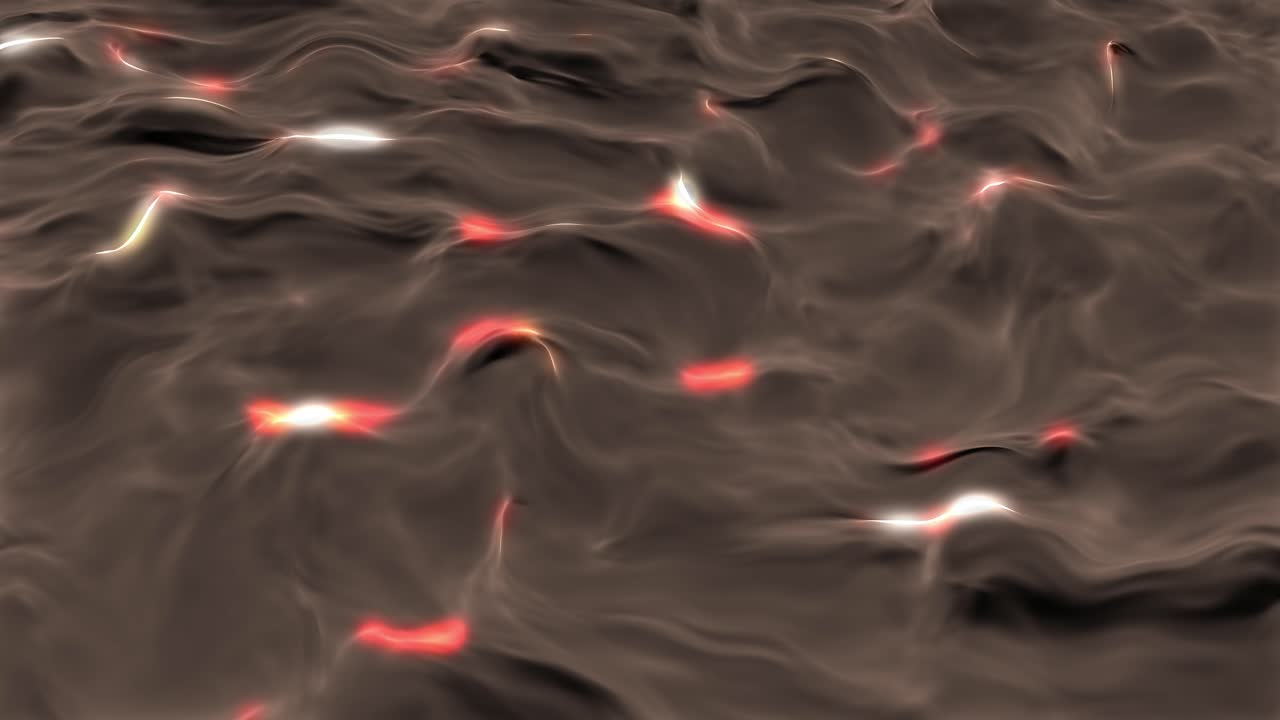 Abstract background of water waves with neon illumination