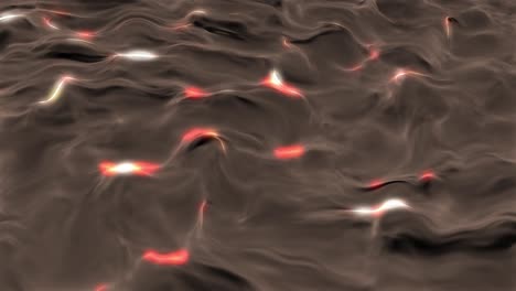 abstract background of water waves with neon illumination