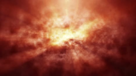 vuela en las nubes de humo color 4k