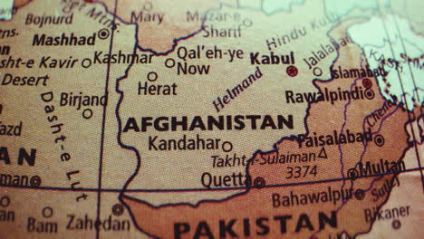map of afghanistan and surrounding countries