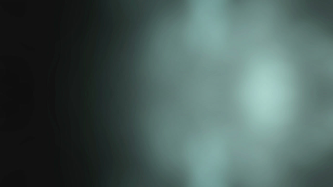 Flashing blue light on black background