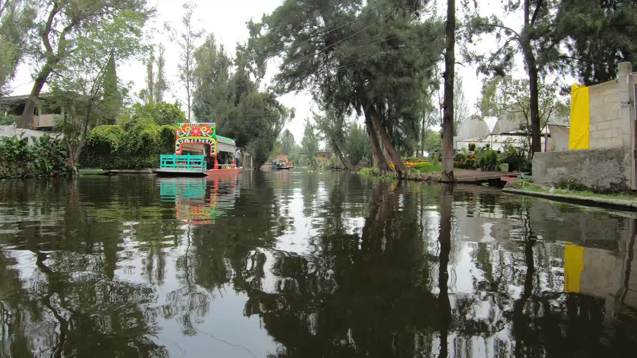 riding in trajineras at xochimilco, mexico city's floating gardens