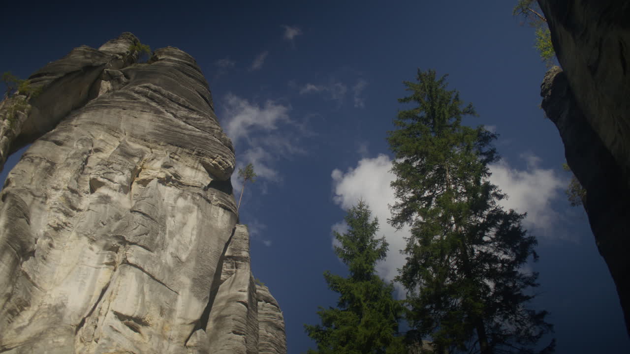 A natural stone formations called a "Stone Town" in Czech Republic