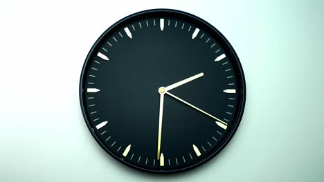 reloj de pared negro que muestra la hora 2 p.m.