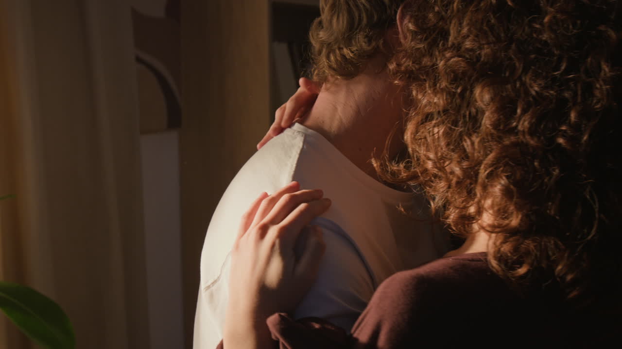 A Couple's Tender Embrace