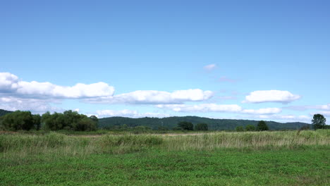 Wolken-Am-Himmel-über-Der-Graslandschaft