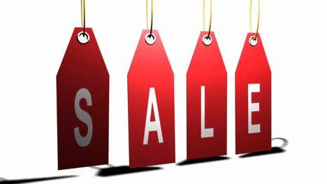 hanging sale sign