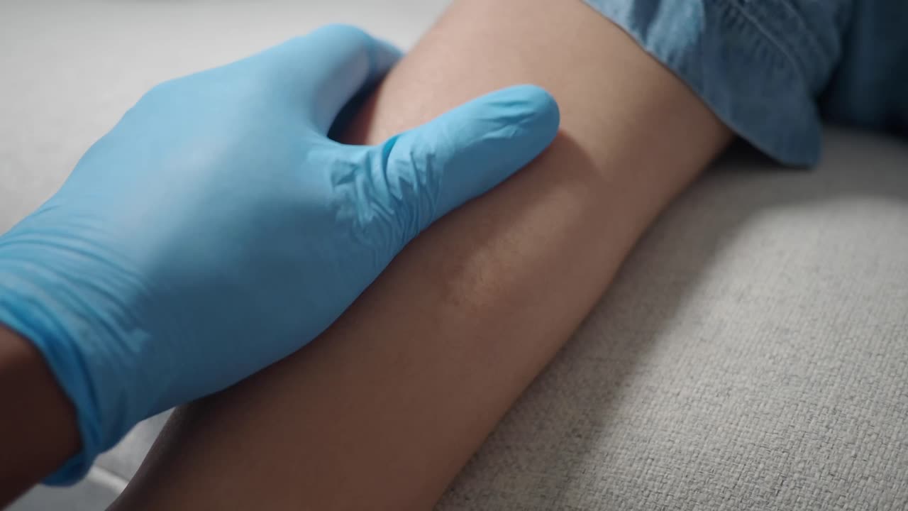 Medical Examination of a Patient's Arm