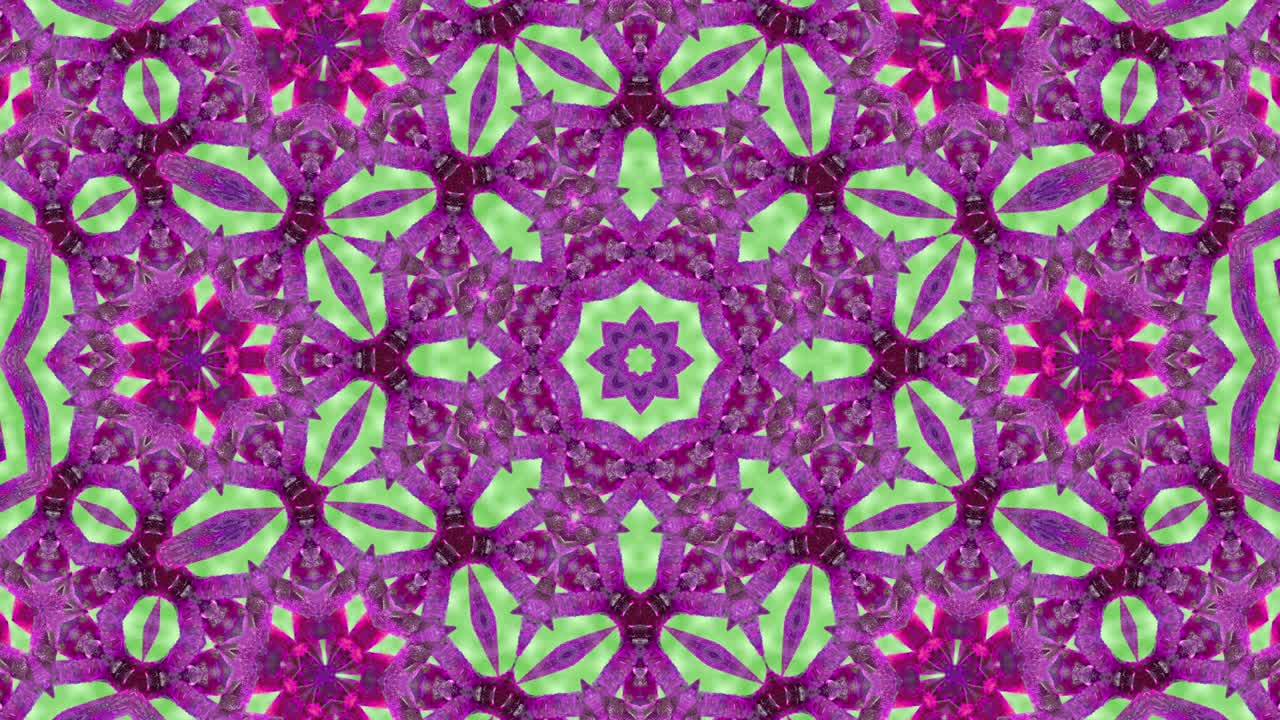 3d en bucle abstracto ornamentado fondo decorativo. hipnótico caleidoscopio de moda.