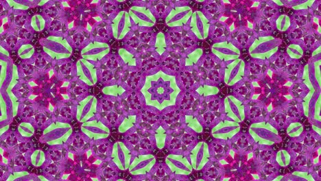 3d looped abstract ornate decorative background. hypnotic trendy kaleidoscope.
